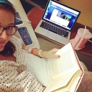 One of my stints in the hospital